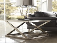 COYLIN GLASS SQUARE END TABLE