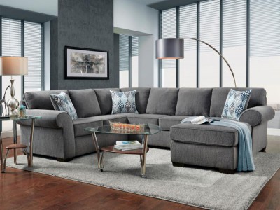 America Charisma Smoke Sectional, What Is The Best Furniture Made In America