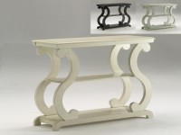LUCY 36 INCH CONSOLE TABLE CHOOSE FROM BLACK, IVORY OR SAGE