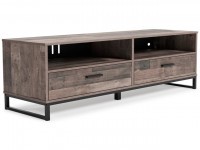 NEILSVILLE MULTI GRAY AND BLACK 52.75 INCH TV STAND