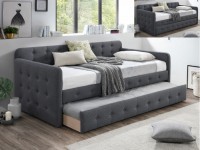 HAVEN GRAY TUFTED DAYBED
