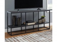YARLOW BLACK 65 INCH TV STAND SIGNATURE DESIGN BY ASHLEY