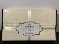 ZEPHYR HOME COLLECTION QUEEN/KING BED SHEET MADE WITH 1200 COTTON THREAD COUNTS